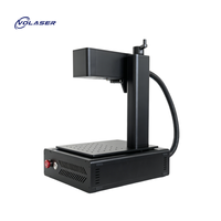 Nueva Máquina de Marcado Láser de Fibra Mini de 20W, Fácil de Operar, para Grabado en Metal, Compatible con Formatos DXF, PLT y AI, Precio Competitivo