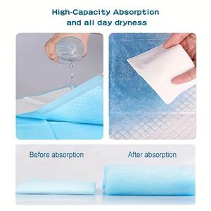 高品質吸水性使い捨て失禁パッド、漏れ防止犬用おしっこパッド、ペット犬トレーニングパッド - Product Image 3