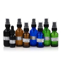 Bouteilles d'huile essentielle en verre de 5 ml à 100 ml avec bouchon à vis et compte-gouttes pour l'emballage d'aromathérapie et de soins de la peau