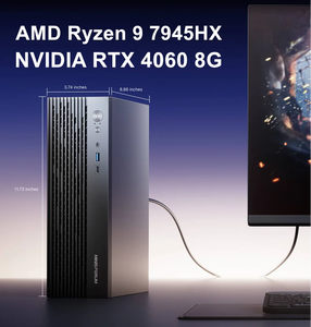 Mini PC para Juegos Minisforum, R9 7945hx, 16 Núcleos, 32 Subprocesos, Nvidia RTX 4060 8GB, 2*DDR5, Win11, Computadora de Torre para Gamers, 795s7/790s7 - Product Image 6
