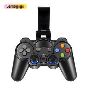 จอยเกมไร้สาย X B50 2.4G แบบ Dual Shock พร้อมที่หนีบโทรศัพท์ สำหรับ P3 PC Android iOS - Product Image 5