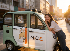 Nouvelle conception de tricycle électrique à trois <span class=keywords><strong>roues</strong></span> avec cabine fermée pour passagers, quatre portes, Tultuk <span class=keywords><strong>Taxi</strong></span>, <span class=keywords><strong>moto</strong></span>, best-seller pour adultes - Product Image 6