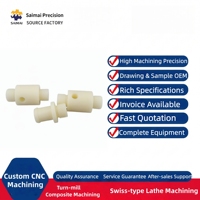 Servicios de Mecanizado de Precisión de Alta Calidad, Piezas de Plástico ABS y Nylon Mecanizadas por CNC, Personalización Específica de Hardware