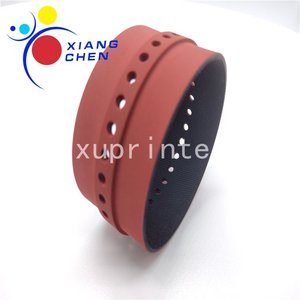 M2.015.357/01 Slow Down Belt Sm74 Cd102 Xl105 <b>Machine</b> Receiving Suction Belt M2.015.357 Pink Raised <b>Printing</b> <b>Press</b> 220X38MM - Product Image 4