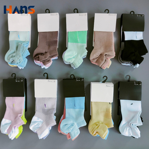 Hans Contrast Color Sports <b>Socks</b> 3 Pairs Breathable <b>Moisture</b> Wicking For Men Women - Product Image 1