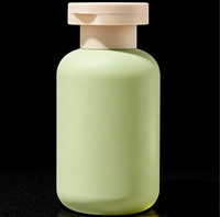 Bouteille de gel douche ronde en plastique, lotion pour le corps, désinfectant pour les mains, shampoing, détergent liquide, sérum pour la peau, bouteille de lotion à presser en HDPE