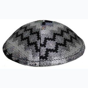 Croyance hommes femmes ethnique <span class=keywords><strong>Kippa</strong></span> chapeau quatre pièces Satin Kippot Logo personnalisé imprimé chapeau en soie pour les sports de plage personnalisé pour les enfants - Product Image 3