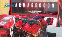 KAIMI Simulateur de tir d'arcade à monnayeur, très populaire, avec écran LCD 55 pouces, jeu de tir au pistolet d'extermination d'aliens