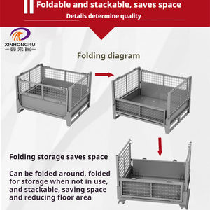 गुणवत्ता सुनिश्चित धातु पैलेट भंडारण कंटेनर ऊर्ध्वाधर भंडारण कार्गो और भंडारण उपकरण - Product Image 2