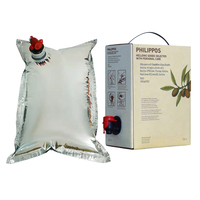 Kantong Aseptik PE Grosir dalam Kemasan Box 10L 25L 20L Kantong Tahan Lembab dengan Katup untuk Air Minum, Anggur, Jus, Susu, Minyak Zaitun