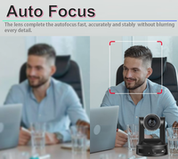 Unterstützt DDP Auto Tracking AI 4K PTZ-Kamera mit 10X Zoom und USB 3.0 für Video konferenzen Live-Streaming für Meetings Broadcast
