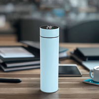 Vaso Térmico Inteligente de Acero Inoxidable, Económico, con Aislamiento al Vacío, para Uso Comercial, para Café y Bebidas Frías