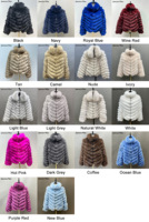 Nouveau manteau de fourrure réversible de luxe en sergé de mode manteau de fourrure de renard véritable pour les femmes