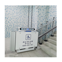 Nouvel escalier en alliage d'aluminium d'ascenseur de cargaison incliné par entraînement hydraulique pour la pompe d'acier d'industries de Construction d'hôtels âgés