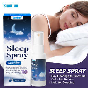 Vente en gros d'usine, vaporisateur d'oreiller pour un sommeil profond à base d'herbes naturelles de 30 ml avec de la vitamine E, soin nourrissant pour la santé - Product Image 1