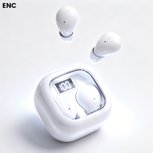 Wireless In-ear Sleeping Earbuds Bluetooth 5.3 Noise Cancelling Dual Ear Headphones with Type-C Charging Port
