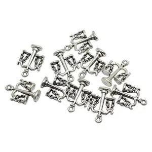 100Pcs 22x17mm Balance Scales Libra Scales Of Justice Charm Pendants For Jewelry Making Law Scales Pendants