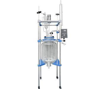 CHINCAN SF-10L 20L 30L 50L 100L Double Wall <b>Jacketed</b> Glass Reactor OEM - Product Image 1