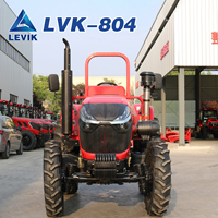 Mini-tracteur agricole à roues à prix réduit, 80 CV, 4x4, chargeur frontal en option pour le transport et la manutention de matériel agricole