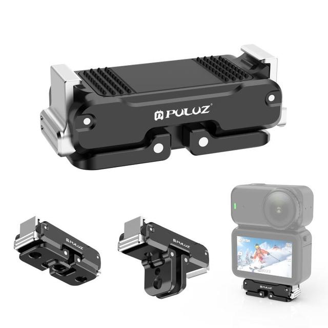 PULUZ Magnetic Metal Quick Release Base Mount for DJI Osmo Nano / Action 6 Quick Release Mount