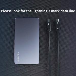 Acasis High-Speed Thunderbolt <span class=keywords><strong>3</strong></span> 40Gbps Nvme M.<span class=keywords><strong>2</strong></span> Ssd Behuizing 2Tb Aluminium USB-C Met 40Gbps Kabel - Product Image 5