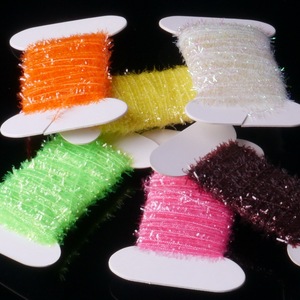 يطير الصيد بهرج الشنيل كريستال فلاش خط التلاعب الطعم صنع متنوعة يطير ربط خيوط الذباب المواد - Product Image 3