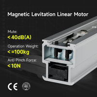 Operador de Puerta Corredera Magnética de Levitación Moderna Premium, 90 kg, Sin Caja de Engranajes, Funcionamiento Silencioso para Baños/Centros Comerciales