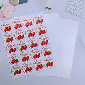 A4 A3 A3 + Trống máy in phun in ấn không thấm nước tự dính tấm Vinyl biểu tượng tùy chỉnh Nụ Hôn cắt Sticker tấm - Product Image 4