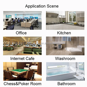 6 "8" 10 "12" pollici tubo <span class=keywords><strong>di</strong></span> plastica posteriore quadrato a parete otturatore bagno ventilazione cucina - Product Image 6