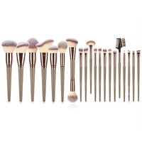Pinceau de maquillage vegan professionnel à double face avec logo personnalisé