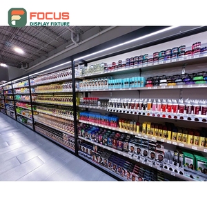 ชั้นวางโชว์ต่อผมแบบติดผนังหลายชั้นสำหรับร้านค้า - Product Image 4