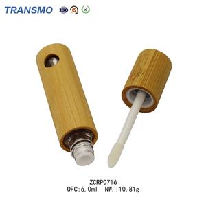 Nuevo Tubo de Brillo Labial Redondo Ecológico Personalizado, Tubos Vacíos de Brillo Labial de Bambú de 6 ml, Envases Cosméticos - Product Image 5