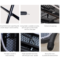 Offre spéciale, planche à repasser pliable noire personnalisée avec porte-vêtements, vente en gros pour chambre d'hôtel, accessoire vestimentaire