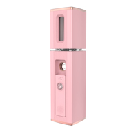 Portable Mini 150mAh sans fil pulvérisateur de brouillard facial hydratant Instrument d'hydrothérapie à l'oxygène pour cosmétiques et soins de la peau de grossesse