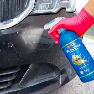 SIPOM MOSCERINI Déshydratant anti-insectes pour pare-chocs avant de voiture 500ml élimine les mouches et les insectes pénétrants pour usage domestique - Product Image 3