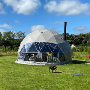 Kit Kubah Geodesik PVC untuk Luar Ruangan, Tenda Glamping untuk Hunian - Product Image 3