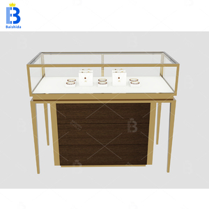 Tủ trưng bày kính sang trọng tùy chỉnh với đèn LED cho trưng bày bán lẻ trang sức-Thiết kế bền và không thấm nước - Product Image 1