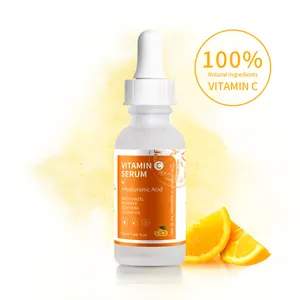 Suero de vitamina C para el cuidado de la piel, Natural, vegana, activo, para la cara