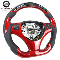Pour BMW M3 M4 E30 E36 E46 E70 E83 E84 E85 E89 E90 E91 E91 E92 E93 LED Affichage Volant En Fiber De Carbone 2009 2010 2011 2012
