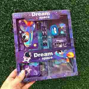 1 Juego de Papelería Kawaii con Diseño de Dibujos Animados, Lápiz, Regla, Borrador, Sacapuntas, 6 Colores, Juego de Crayones, Logotipo Personalizado, Regalo para Niños y Niñas - Product Image 4