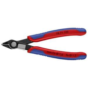 Knipex-78 71 125ซุปเปอร์บิดอิเล็กทรอนิกส์®ขัดเงา, มือจับที่มีที่จับหลายองค์ประกอบ, เหล็กเครื่องมือพิเศษ, น้ำมันชุบแข็งใน Mu - Product Image 1