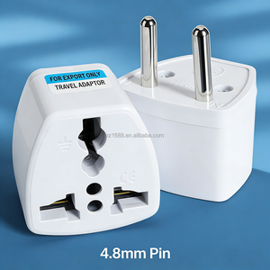 Adaptador de Viaje con Enchufe Europeo de 4.8mm, Adaptador de Viaje Schuko (CEE 7/4) para Alemania, Francia, Países Bajos, Suecia, Rusia, Corea del Sur - Product Image 4