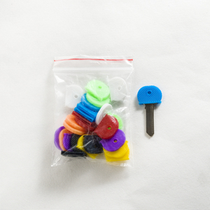 500 cái trong một túi Móc Chìa Khóa bao gồm nhà bao gồm mũ chìa khóa xe tay áo không thấm nước nhãn nhận dạng Silicone màu bọc - Product Image 3