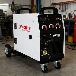 Machine à souder MIG industrielle à double tension 220V/380V avec roues - MIG/MAG/Flux & MMA 4-en-1 pour un travail de soudage de qualité - Product Image 1