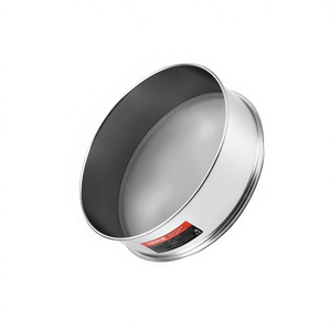 Tamis à farine en acier inoxydable 40 mailles fines, outils cylindriques pour la pâtisserie et la préparation de gâteaux - Product Image 1