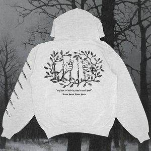 Sweat-shirts unisexes personnalisés de haute qualité pour l'automne, design imprimé numérique tendance, effet délavé, vente en gros, poche zippée, 100% coton - Product Image 2