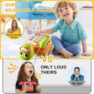 Giocattolo educativo di apprendimento per i più piccoli madre bambini giocattolo interattivo del bambino del telefono giocattolo con musica e luci di pianoforte - Product Image 4