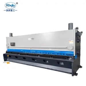 Rbqlty 12x6000mm CNC Metal Sheet Plate Shearing Machine With E21S Controller