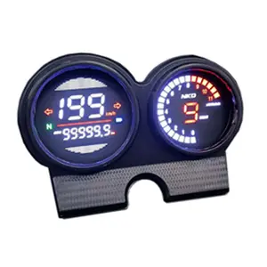 Velocímetro Digital para motocicleta, medidor de velocidad con pantalla LED LCD, odómetro, tacómetro, precio competitivo, número 44