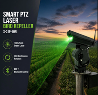 Ahuyentador de Aves Láser Automático, Láser Verde, Rotación Continua de 360°, Control por Aplicación, Disuasor Inteligente para Agricultura, Huertos, Ranchos, Aeropuertos